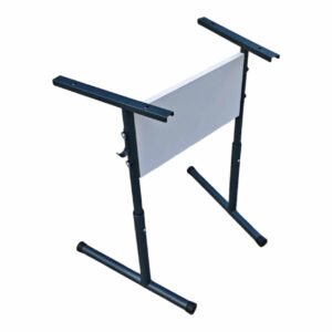 Masa pentru elevi reglabila ,,Trapetia" (cadru metalic)